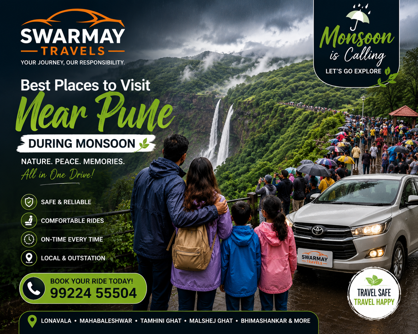 Best Places to Visit Near Pune During Monsoon